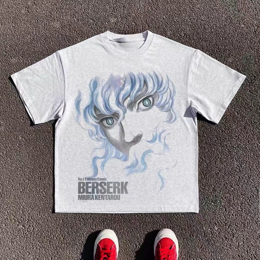 Berserk Griffith Anime Manga Graphic T-Shirt Cotton Men Women Streetwear Tee