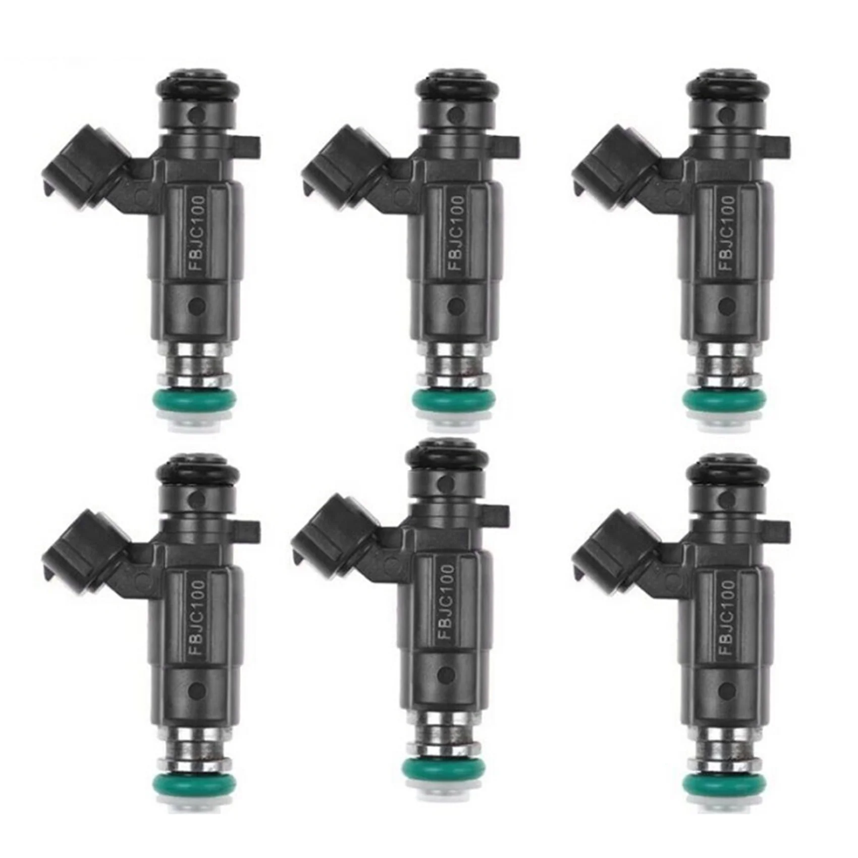 Fuel Injectors Nozzle 16600-2Y915 166002Y915 FBJC100 for Nissan X-Trail T30 T31 2.5 Petrol QR20D Murano Maxima 6Pcs