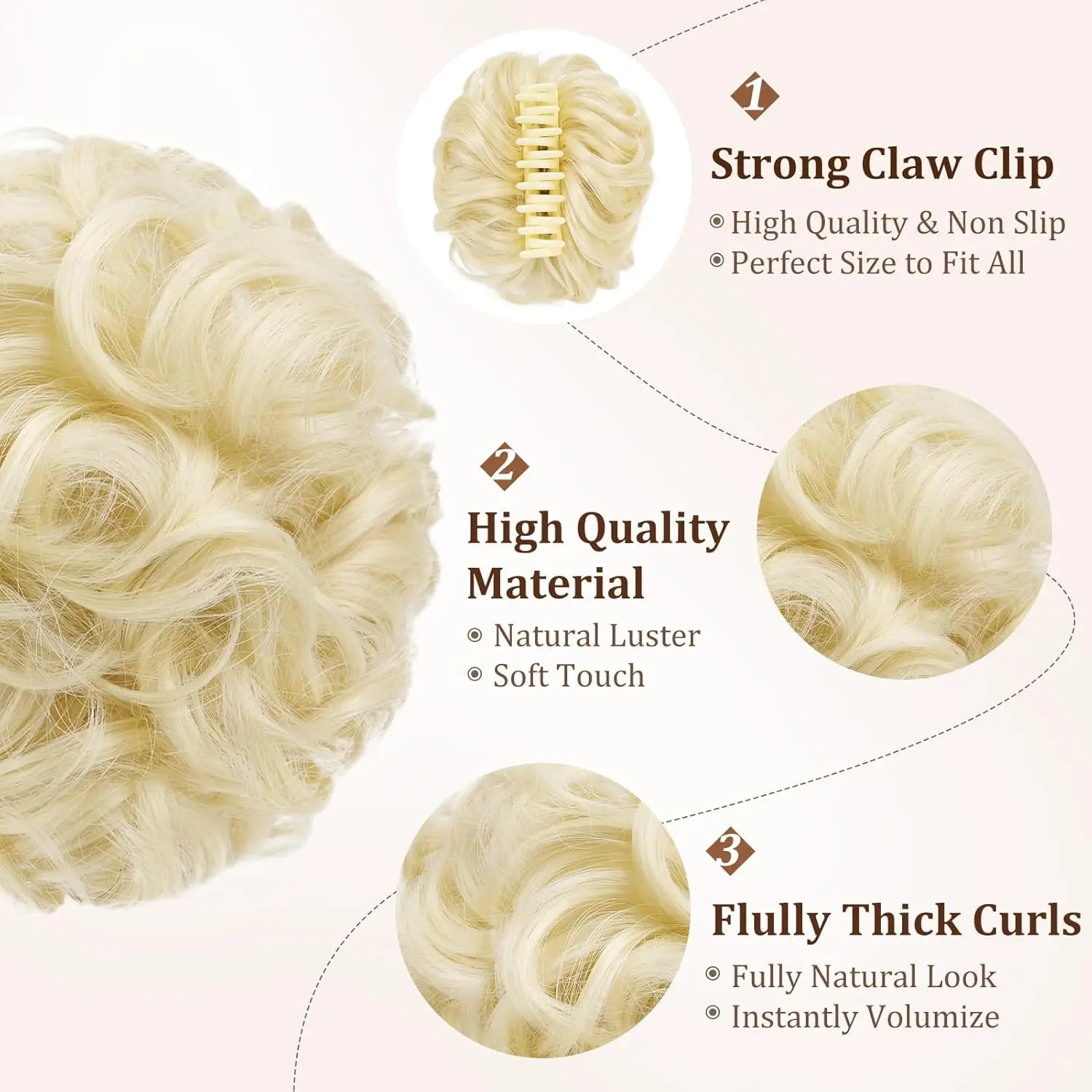 Thumbnail 4 - #51 Latest Synthetic Chignons Offers