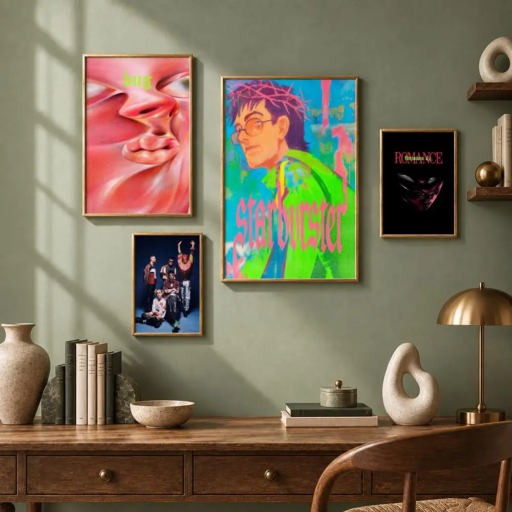 Trending Band F-Fontaines D.C.S Poster HD Self-Adhesive No Residue After Removal Ideal for All Kinds of Wall Decor