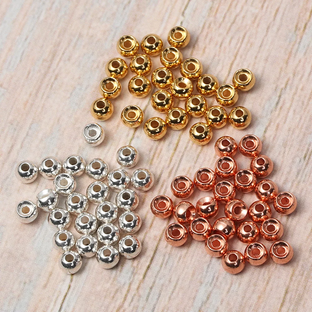 25PCS Slotted Tungsten Beads 2/2.5/3.0/3.3/3.5/3.3/3.8/4.0mm Fly Tying Material Tungsten Alloy Sink Jig Hook Ball Fishing Gear