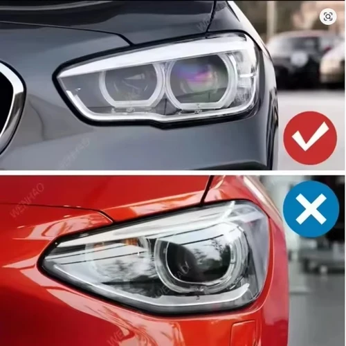 Imagen 2 del producto Placas DRL de Ojos de Ángel amarillos para 2016 2017 2018 BMW 1 serie F20 F21 LCI LED faro luz de circulación diurna 63117428425