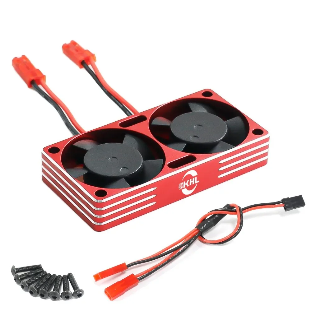 RC car for 1/7 1/8 1/10 Motor radiator 540 550 3650 3660 3670 Motor cooling high-speed fan dual fan 3010