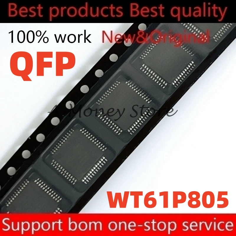 

(2-10pcs)WT61P805 QFP-48