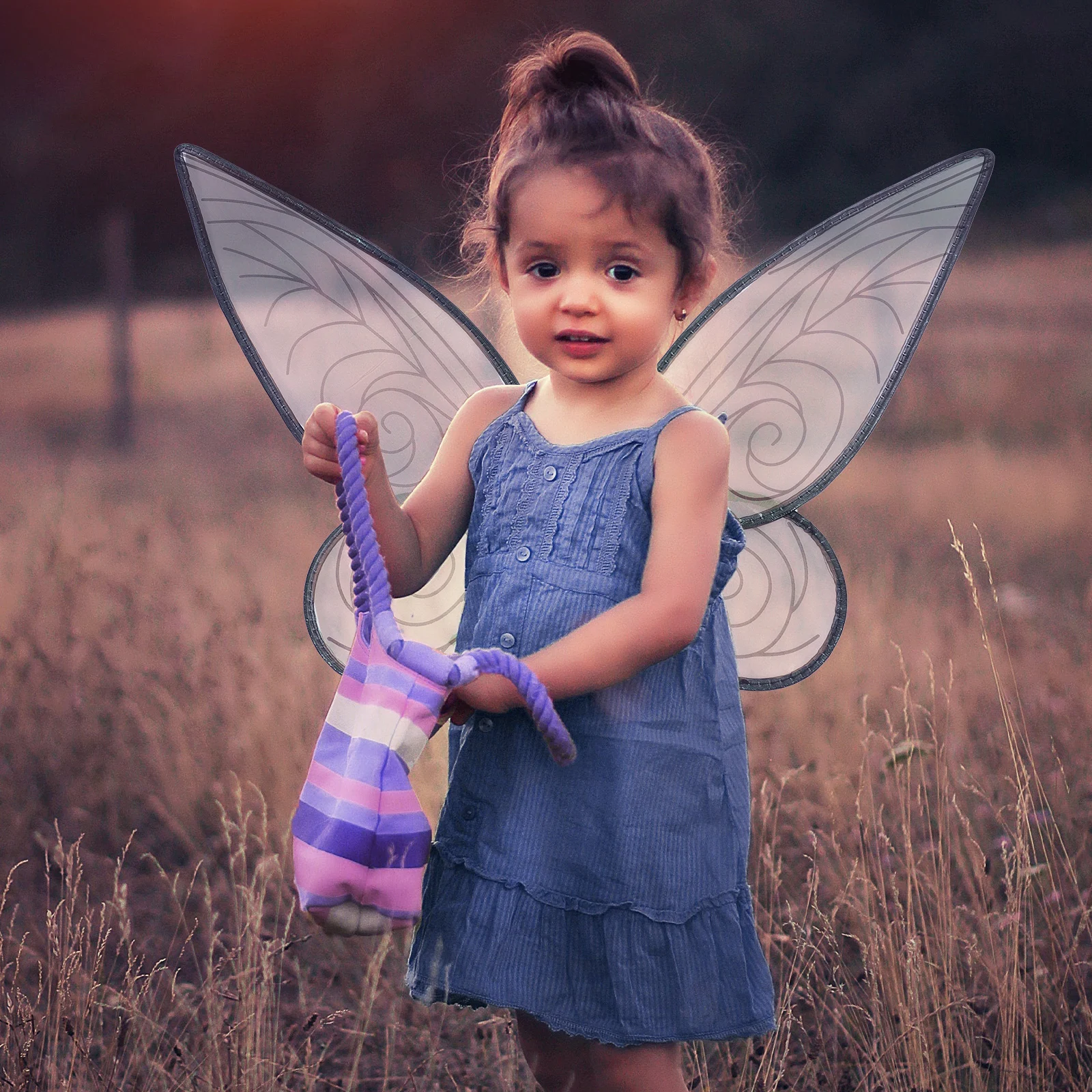 

Folding Snowflake Kids Children Decor Cosplay Kids Cosplay Fairy Wing Costume Party Decor Butterflies Wing Prop