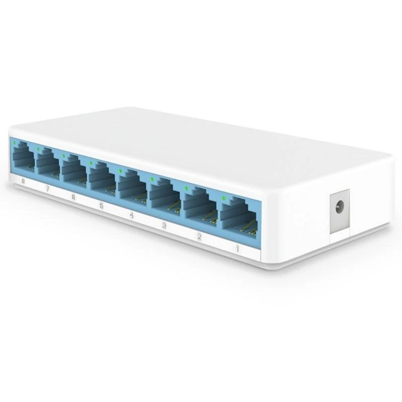 B03C Compactamente 8Port Ethernet Splitter Ethernet Switches para conectividade perfeitamente