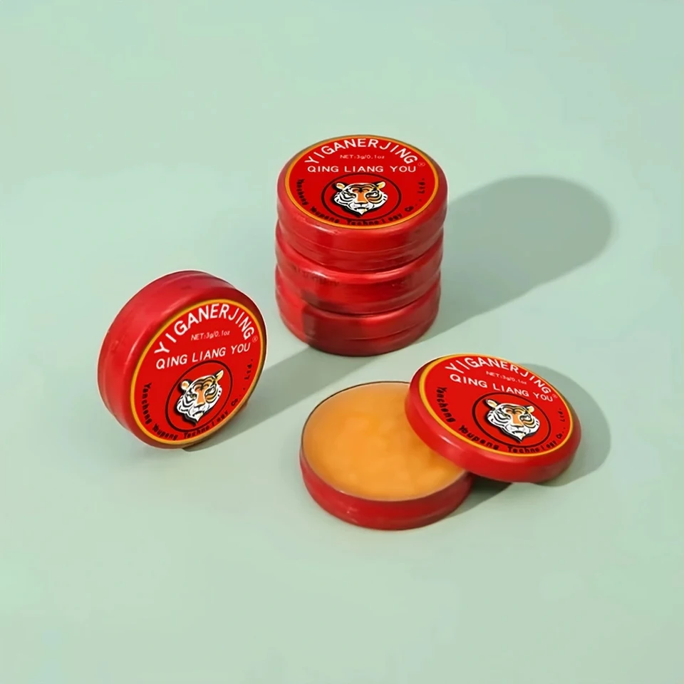 5/10/30pcs Yiganerjing Qingliangyou Tiger Essential Balm Oil 3g