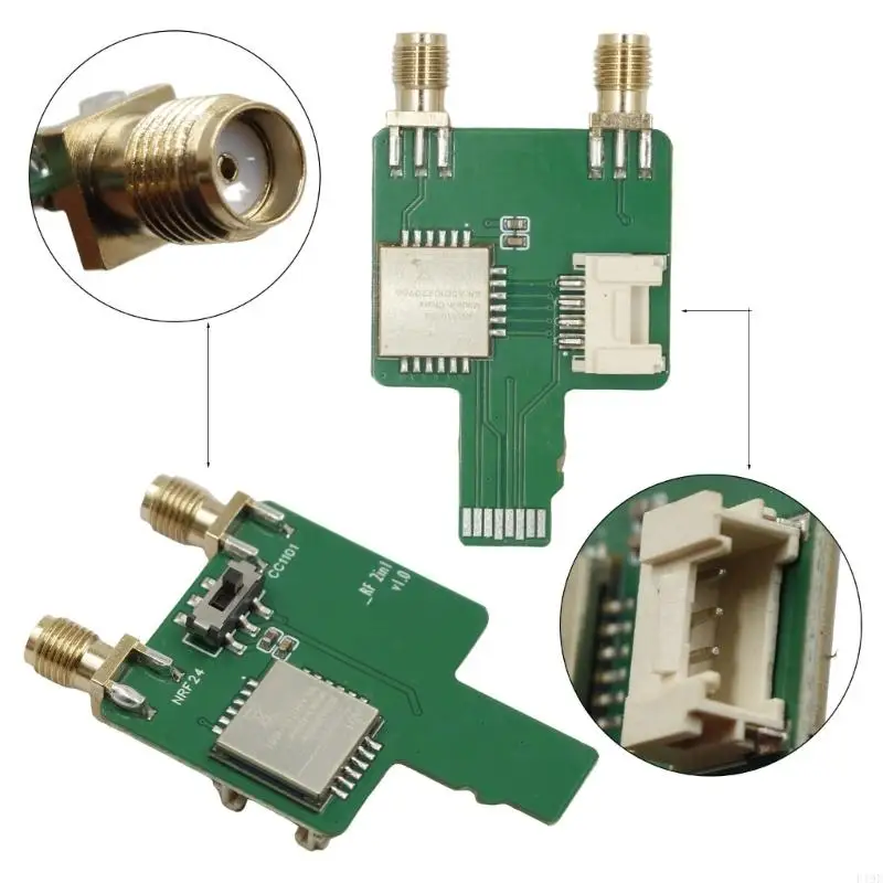

2 in 1 Electronic Module Combining 433MHz CC1101 Development Board for Signal Disruption Processor Application F19E