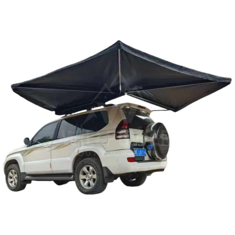 Willpower – auvent latéral à 270 degrés pour voiture, avec lumière Led 4wd, tout-terrain, sur pied, 180 degrés, avec paroi latérale