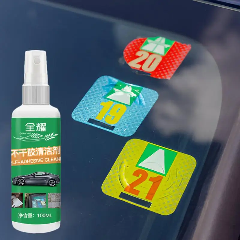 

Car Decal Remover Glue Removal Cleaner 100ml Multifunctional Adhesive Remover For Cars Car Sticker Remover Agent Safe Mild