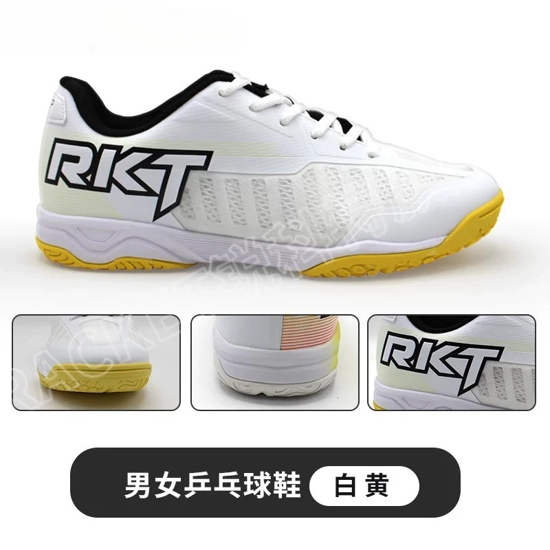 Sepatu Tenis Meja Profesional Merek Asli Desainer Sepatu Badminton Gym Bernapas Nyaman Anti Selip Sepatu Lapangan Indoor 36-45