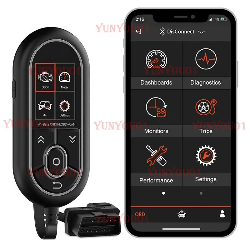 

OBD2 Car Scanner OBDII Meter Driving Recorder, Car Diagnostic Tool