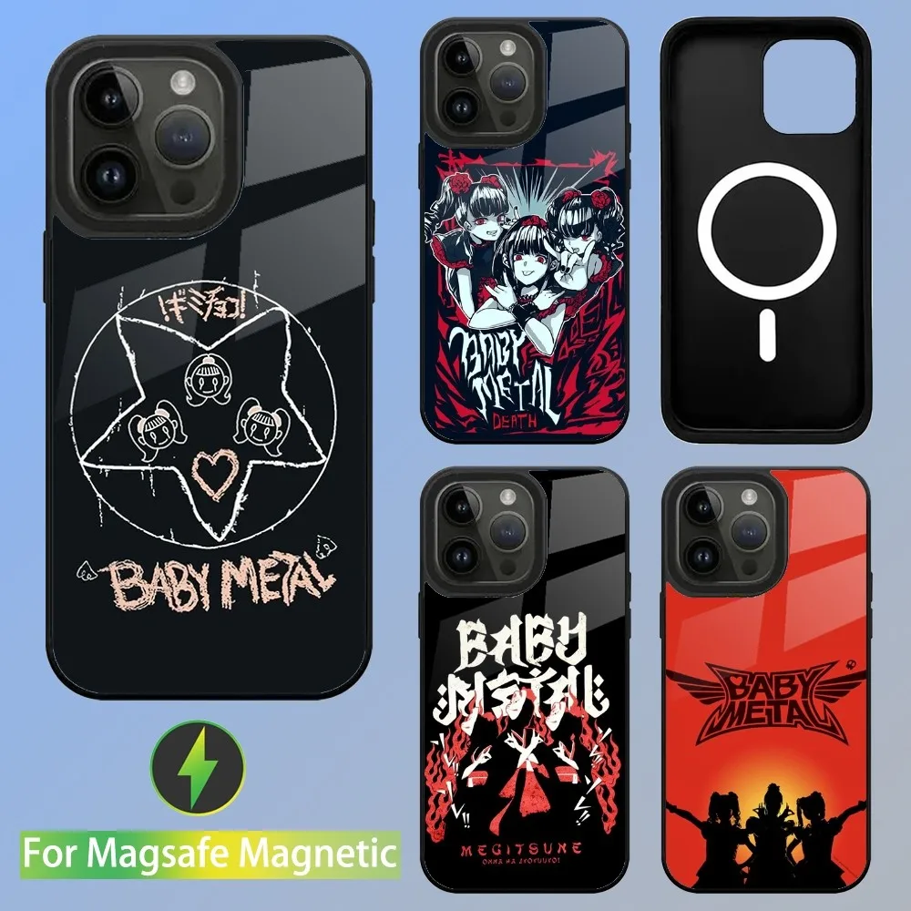 Singer B-Babymetal Phone Case For iPhone 15,14,13,12,11,Plus,Pro,Max Mini Magsafe Magnetic Wireless Charging