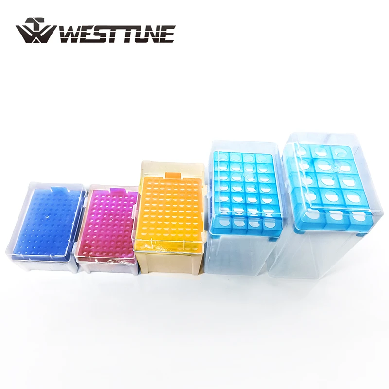 WESTTUNE Laboratory Pipette Tip Box 10ul 200ul 1ml 5ml 10ml Universal Transparent  Micropipette Plastic Pipette Box Lab Supplies