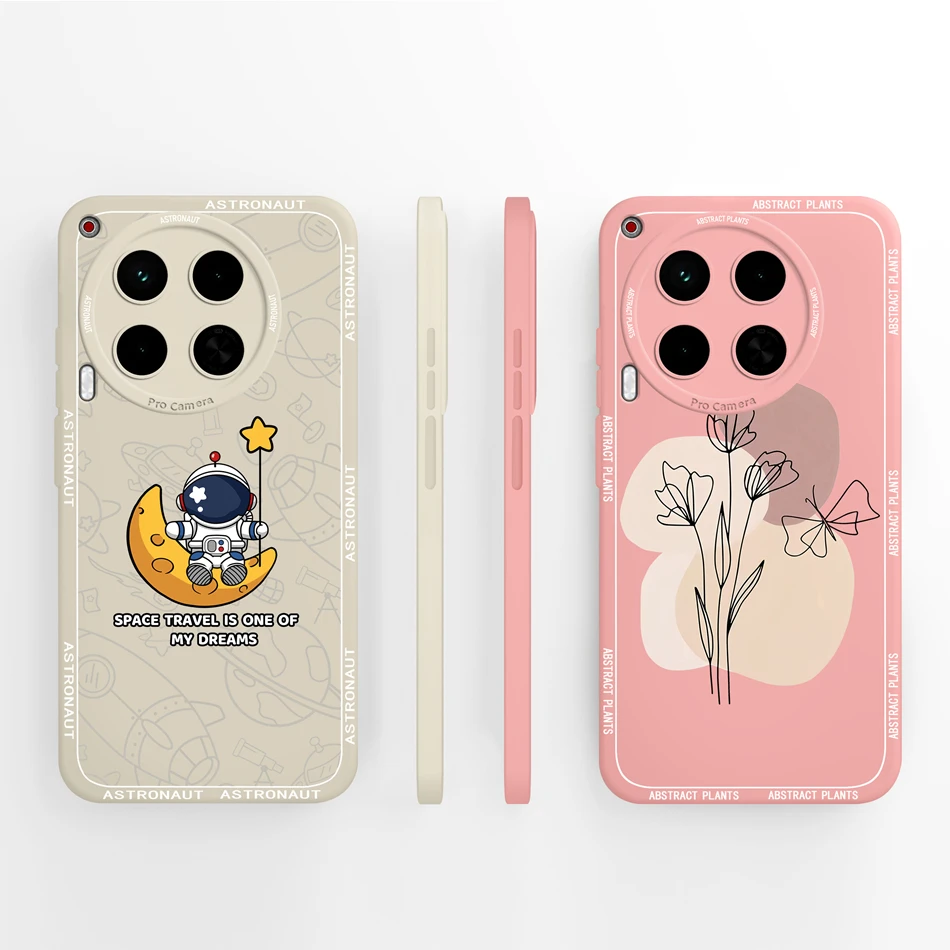 Case For Tecno Camon 30 Pro Premier Back Cover Cute Panda Full Coverage Funda Soft Liquid Silicone Phone Cases For Camon30 4G 5G