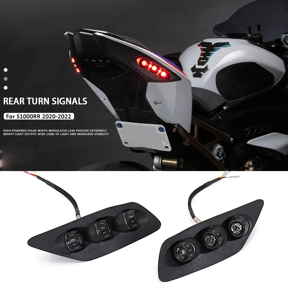 

For BMW S1000RR s1000rr Motorcycle LED Rear Flasher Indicator Blinker Lamp Turn Signal Light Accessorie S 1000 RR 2020 2021 2022
