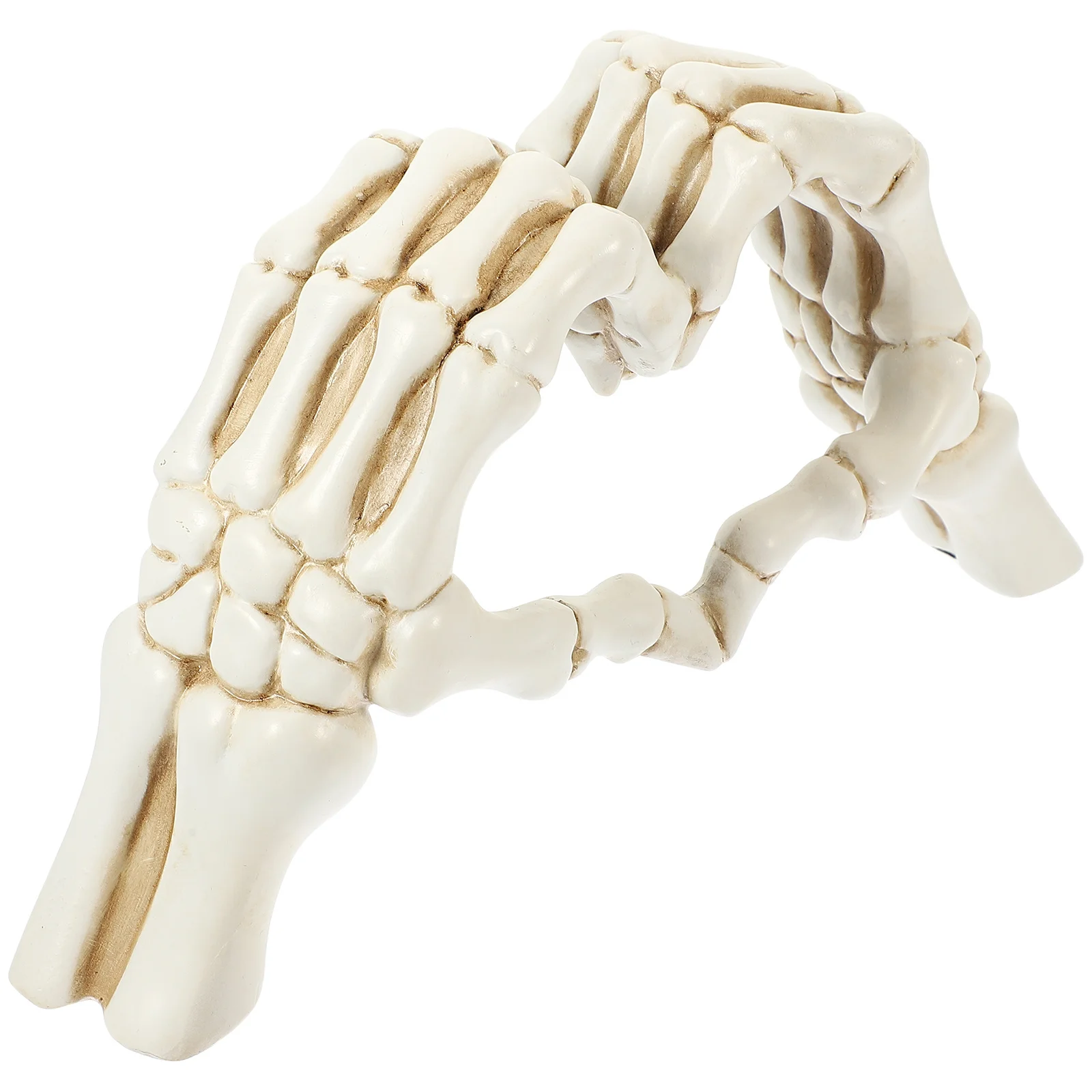 

Resin Heart Hand Statue Decor Heart Style Resin Crafts Home Decorative Ornament Light Convenient Indoor Outdoor Use