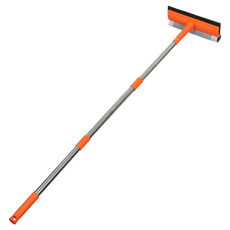 

【ELECTRONIC-ACCESSORIES】Professional Window Squeegee Sponge Car Window Squeegee Long Stainless Steel Handle