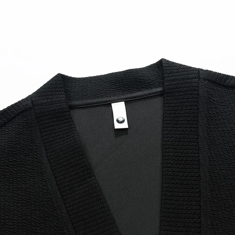 2025 New in Big Size Men's Cardigan Jacket Oversize Loose Sweater Coat Male Zip-up Korean Style Spring Green 6XL 8xl Large Plus