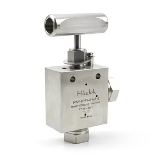 Swagelok Autoclave Type Hikelok Ultra High Pressure 60000 psig Stainless Steel Needle Valve