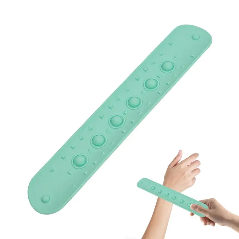 

Slap Bracelets Fidget Silicone Fidget Bracelets Stress Relief Toys For Kids Girls Boys Fidget Toys For Classroom Prizes Stretchy