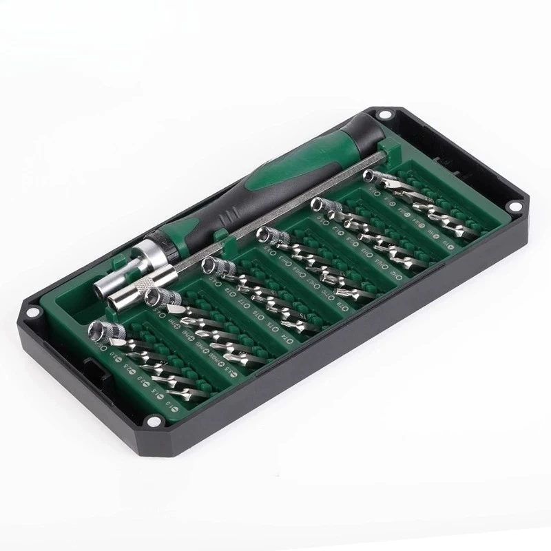 38 in One Precision Ratchet Screwdriver Set  Multifunctional Laptop  Mobile Phone Disassembly Convenient Maintenance Tool