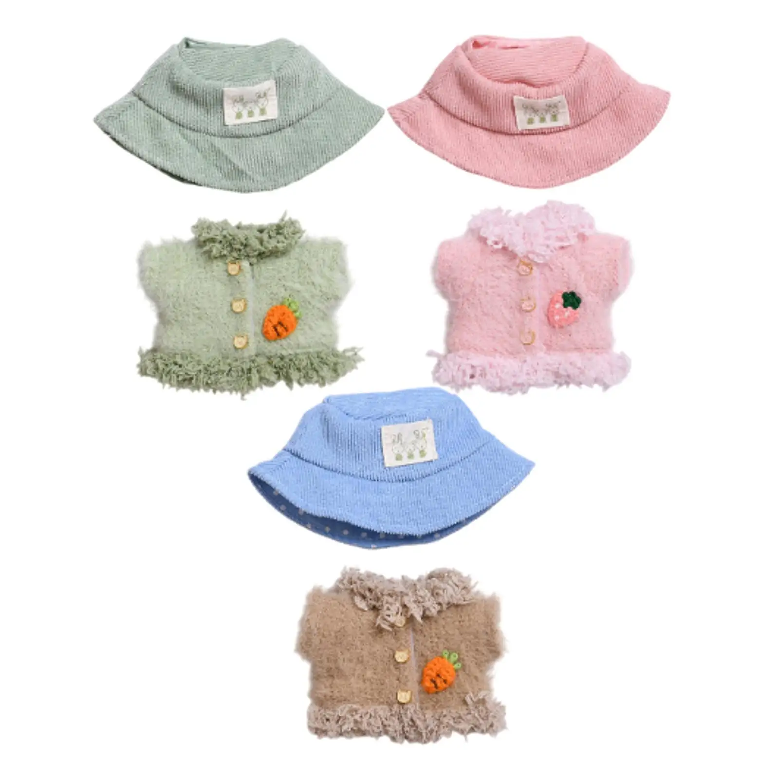 Conjunto de abrigo y pantalones para muñecas, accesorios de juego DIY para figuras de 6,69 pulgadas