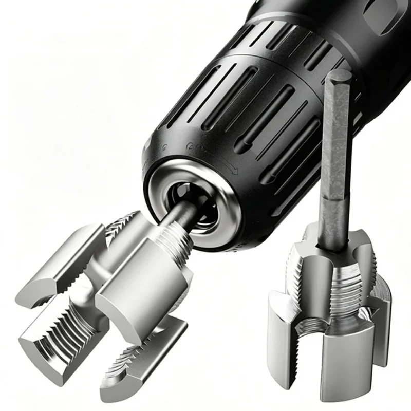 PPR/PVC Water Pipe Thread Opener Hand Tools Internal Thread External Thread Integrated Tapping Tool Thread Drill Bit