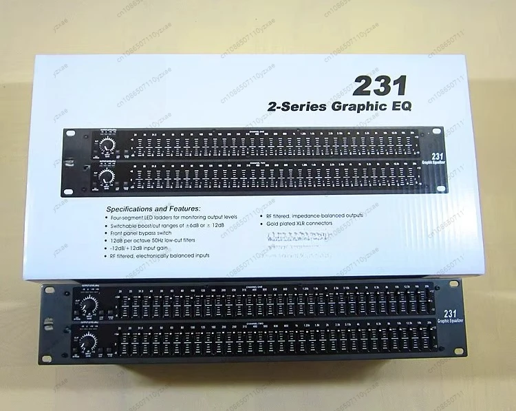 231/231S double 31 segment 2U professional stage performance home equalizer