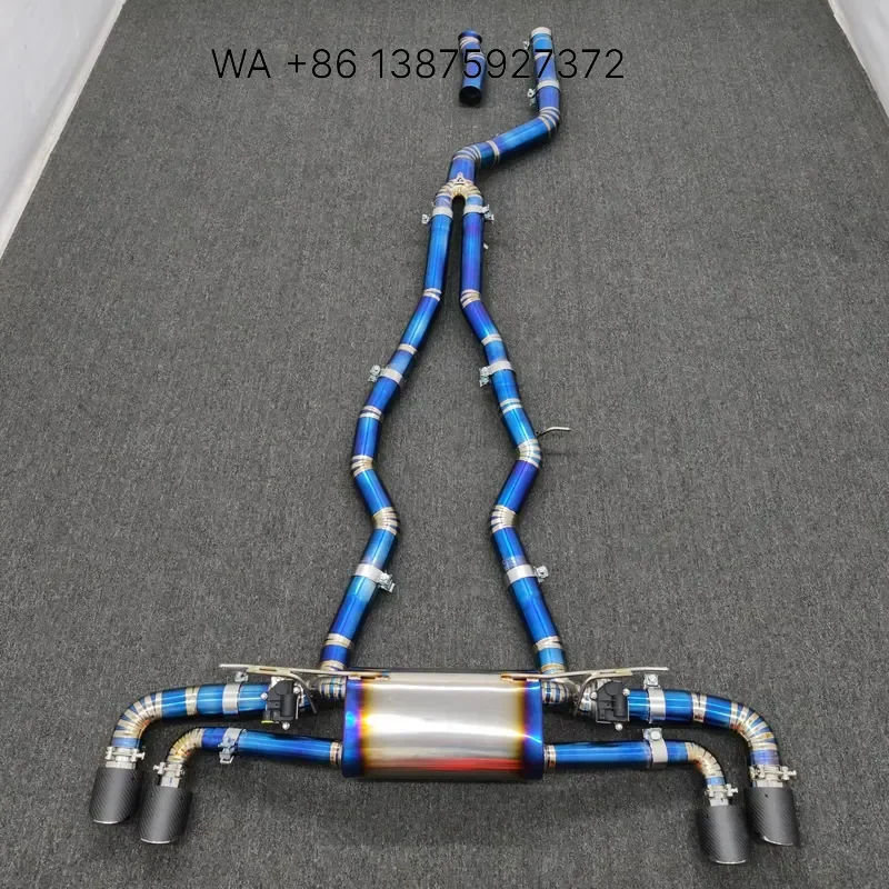 Wmwmnu Titanium Cat Back Exhaust System for Z4 G29 3.0T 2019-2023 Valve Controlled Performance Muffler