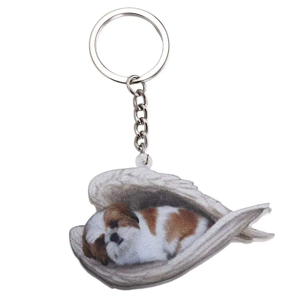 

Ornament Gift Pet Keychain For Women Jewelry Gift Keyring Dog Pendant Dog Key Chains Animal Keychain Car Keyring