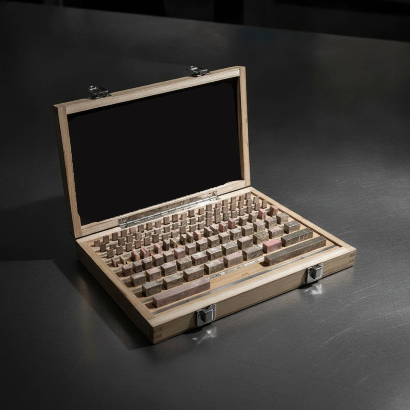 112 Pieces Gauge Block Set with Wooden Case Accurate Gauge Block Set Jo Blocks Rectangular Tooling Corrosion-Resistant