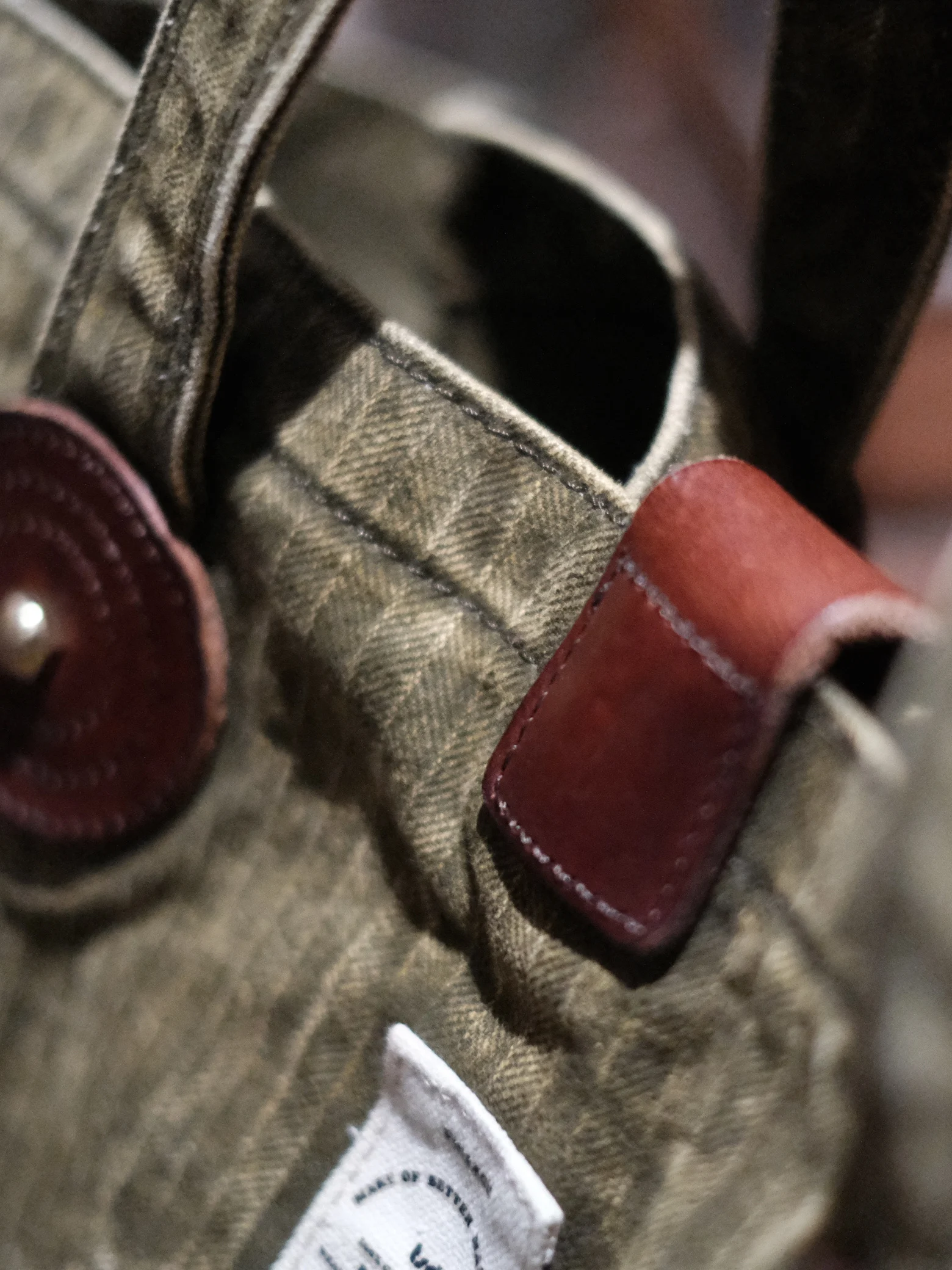 Handgefertigte Niche Rewash Distressed Umhängetasche Handtasche Canvas