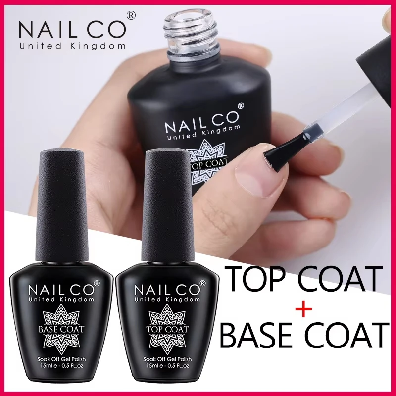 

NAILCO Top Coat Base Coat Magic Remover Лак УФ-цветной гель-лак для ногтей Esmalte Soak Off Semi Permanente Vernis Nails Art Tips