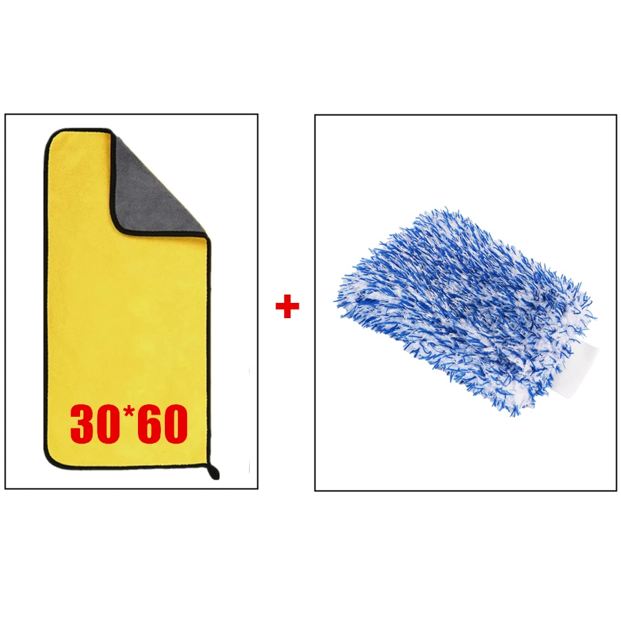 1/2/6 Stuks Microfiber Reinigingsdoekje Auto Doekjes Professionele Detaillering Auto Drogen Microfiber Handdoek Wassen Handdoek Accessoires