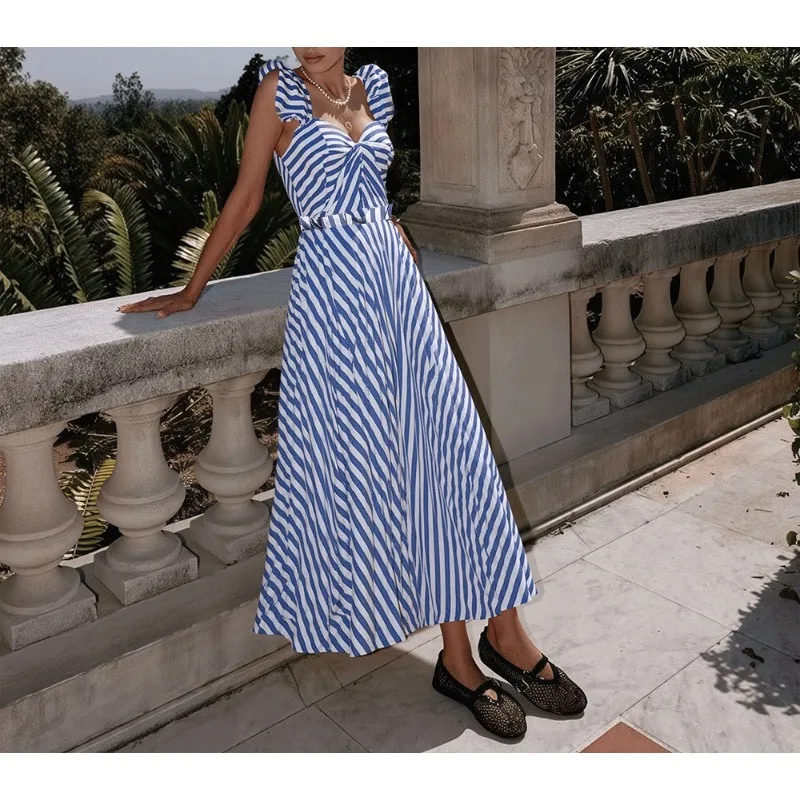 2Pcs Blue Ruffled Swimsuit Women Sexy Swimwear With Midi Skirt Push Up Bikini Female Vocation Bathing suit Bodysuit Beachwear