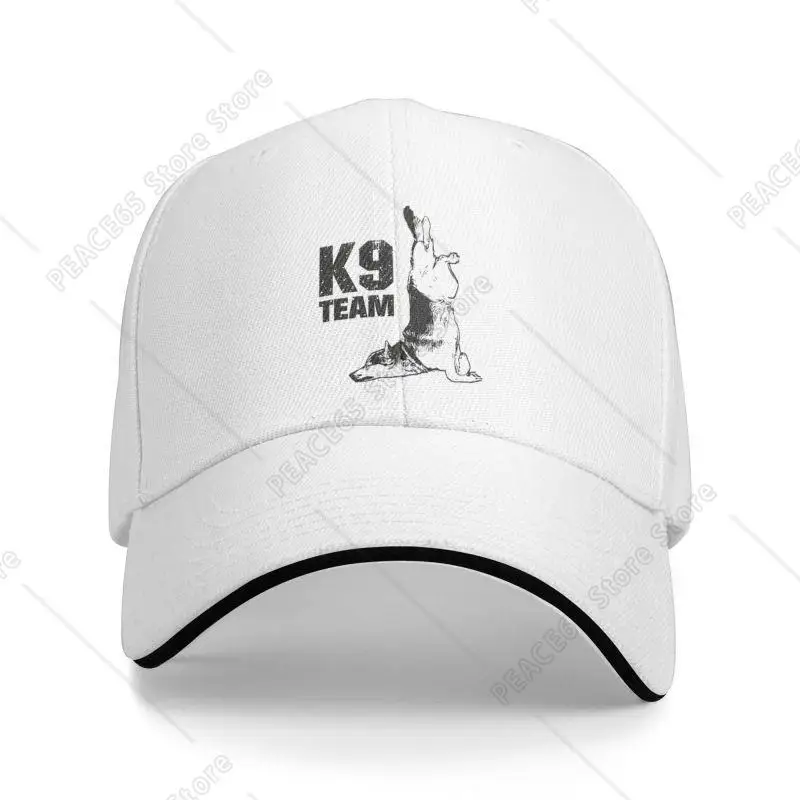 

Custom K9 Team Police Dog Baseball Cap For Men Women Breathable Dad Hat Streetwear