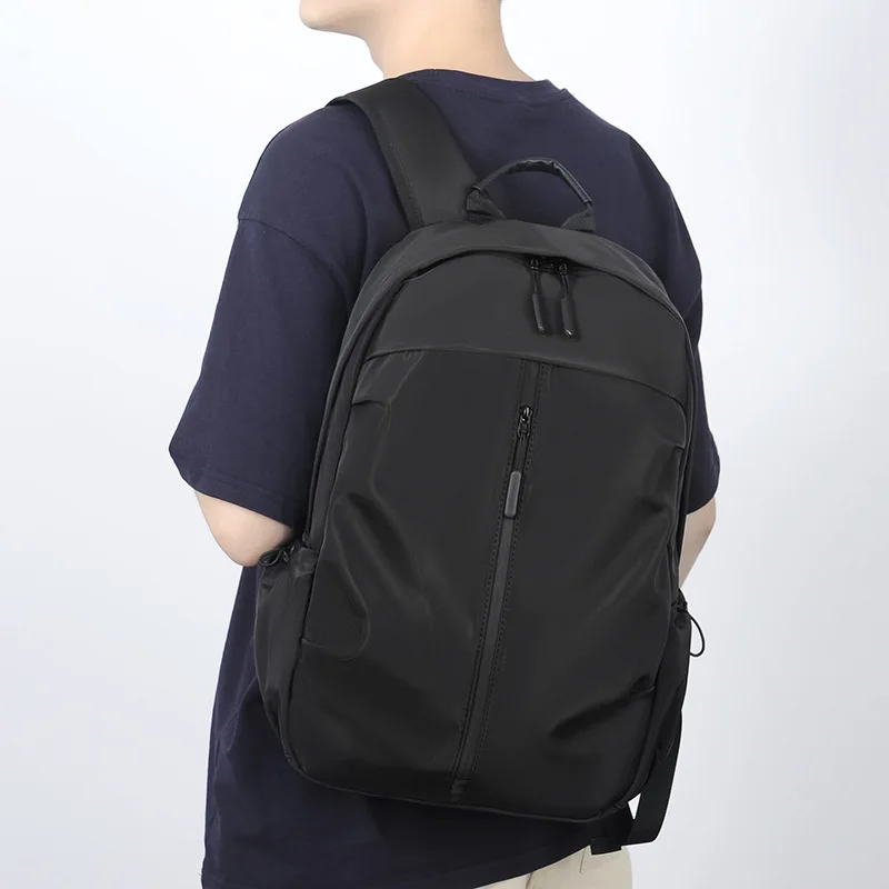 2026 Portable Large Capacity Backpack for Men Casual Travel School Commute Bag