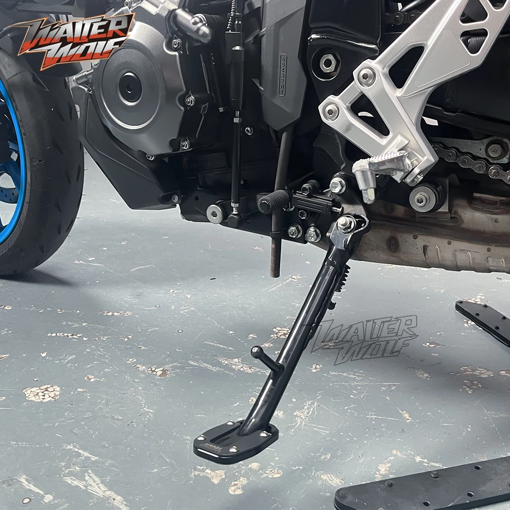 2024 For Suzuki GSX-8R GSXS8R GSX-8S Side Stand Pad SideStand Motorycle Accessories Footrest Kickstand Extension Plate GSX 8S 8R image 3