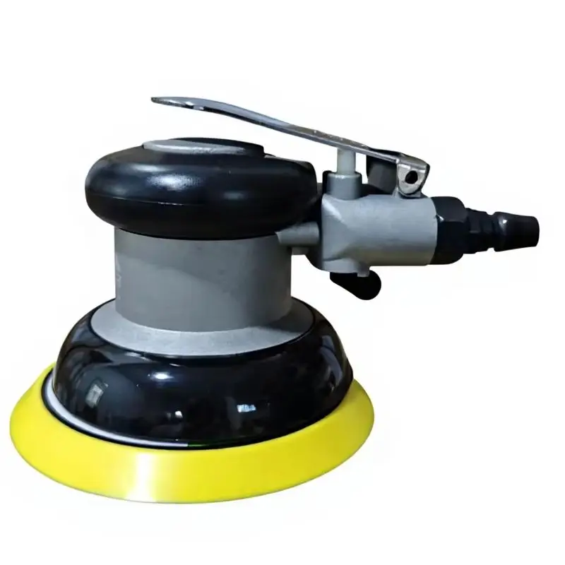 120mm Pneumatic Random Orbital Dustless Air Polishing Sander for Woodworking