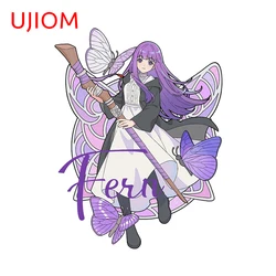 UJIOM 13cm × 9.9cm Fern Artistic Wall Stickers Creative Anime Design Decals Bathroom Bedroom Wallpapers Decor