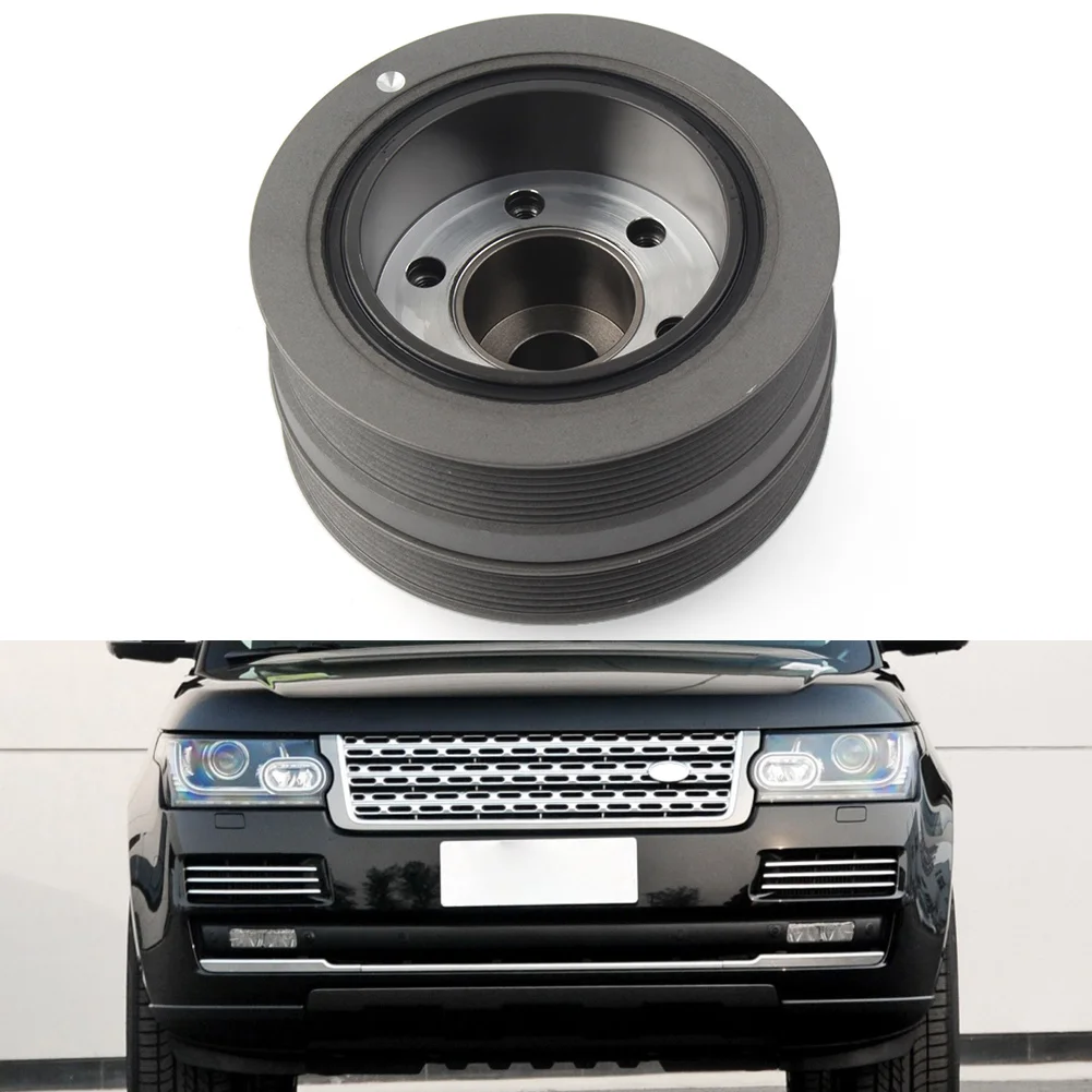 1pc Engine Crankshaft Pulley LR124257 Replacement Kit For Land Rover Range Rover Discover 4 5 For Jaguar XE XF XJ XK