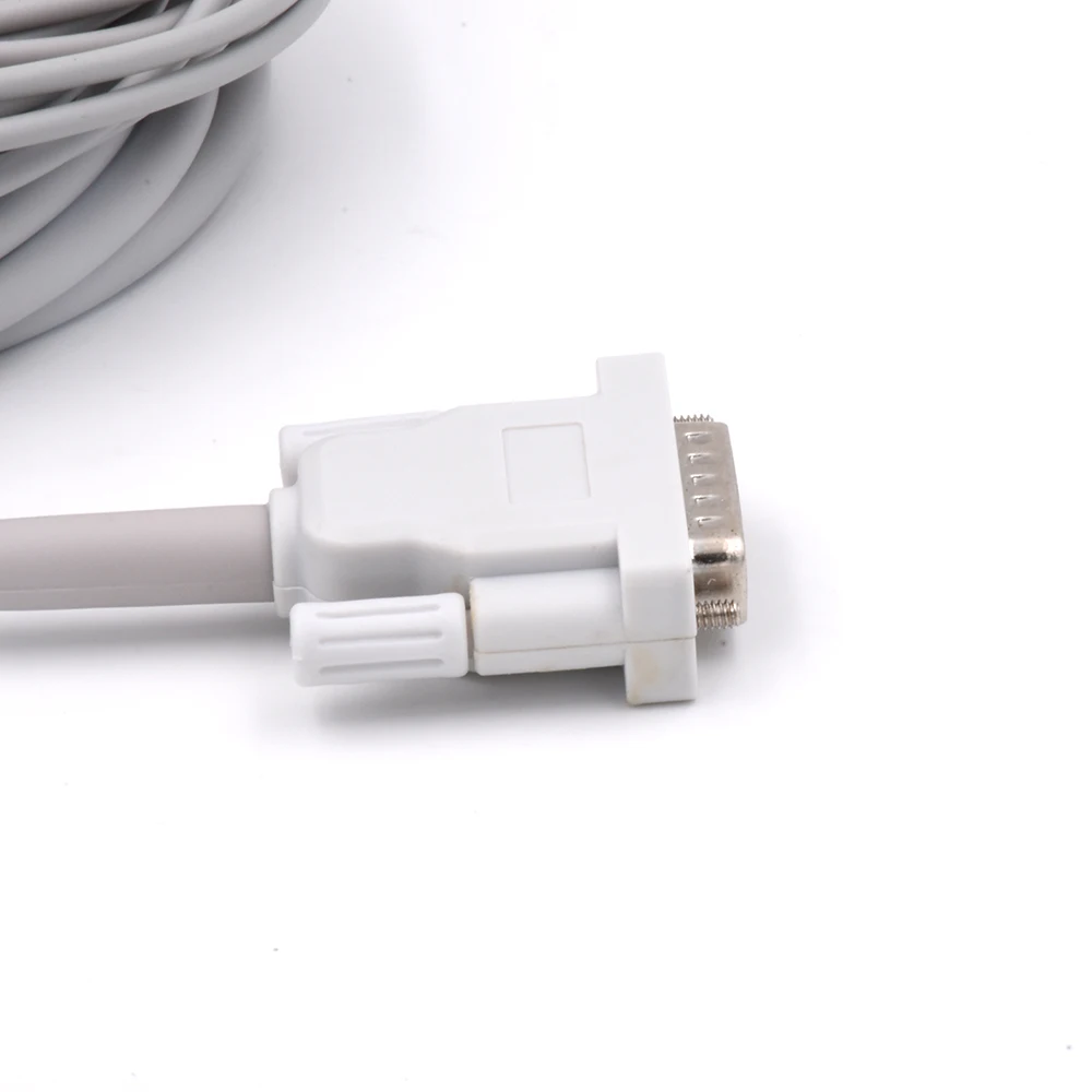 Medical Consumables ECG1200G ECG600G Cable 15pin 10 Lead 4.0 mm AHA EKG Cable