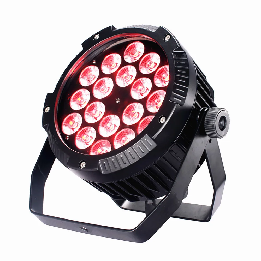 Aluminum IP65 Waterproof Stage Lights 18X18W RGBWA UV 6in1 Led Outdoor Lighting DMX512 Control Professional DJ Equipment