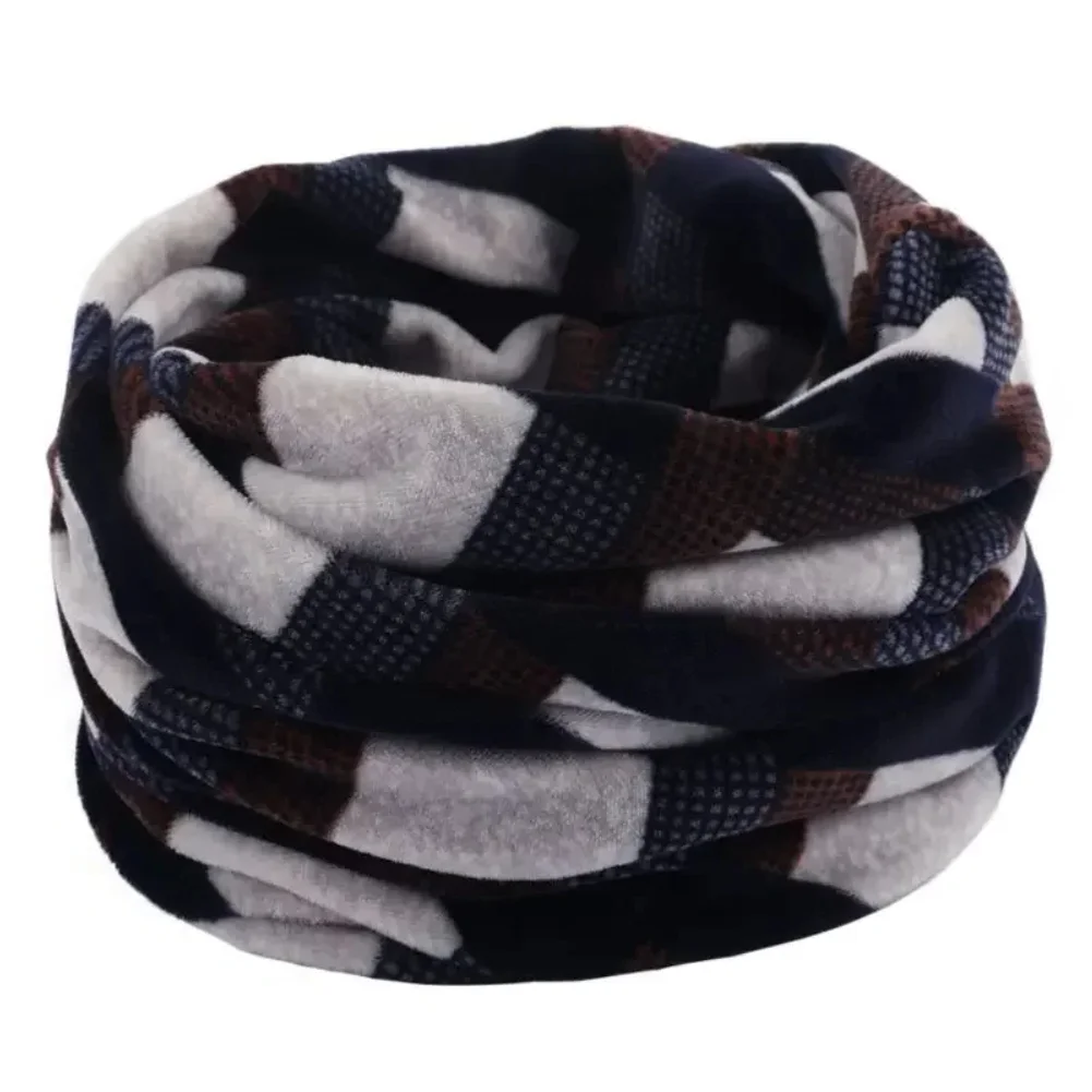Winter Soft Ring Scarves Neck Warmer Riding Sport Windproof Thermal Loop Thick Scarf Infinity Outdoor Unisex Scarf