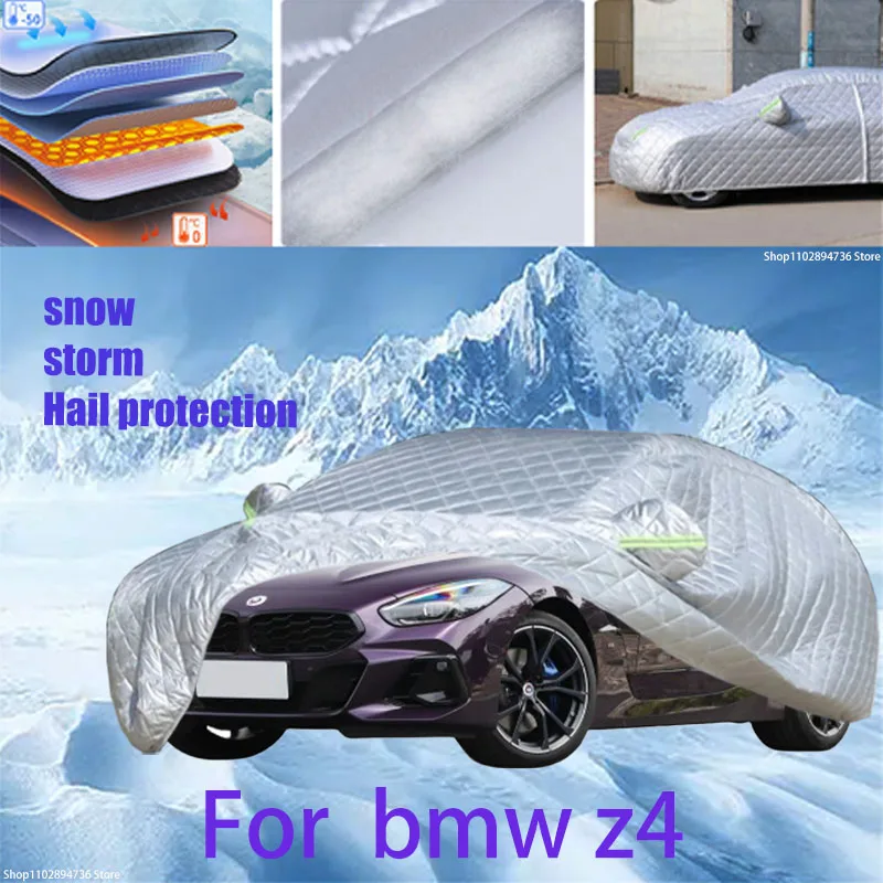 

For BMW z4 Outdoor Cotton Thickened Awning For Car Anti Hail Protection Snow Covers Sunshade Waterproof Dustproof