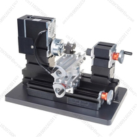 High Power 60W Powerful Mini Metal DIY Rotating Lathe Machine Tools with Base 12000 Rpm for Wood Soft Metals Plexiglass Plastic