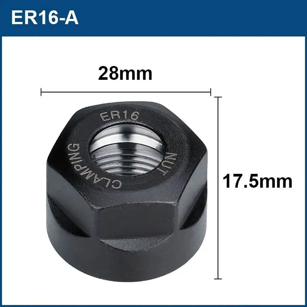 1Pcs High Precision Chuck Nut ER 11/16/20/25/32/40 A/M/UM Type Clamping Nut CNC Metalworking For CNC Lathe Milling Bit Holder