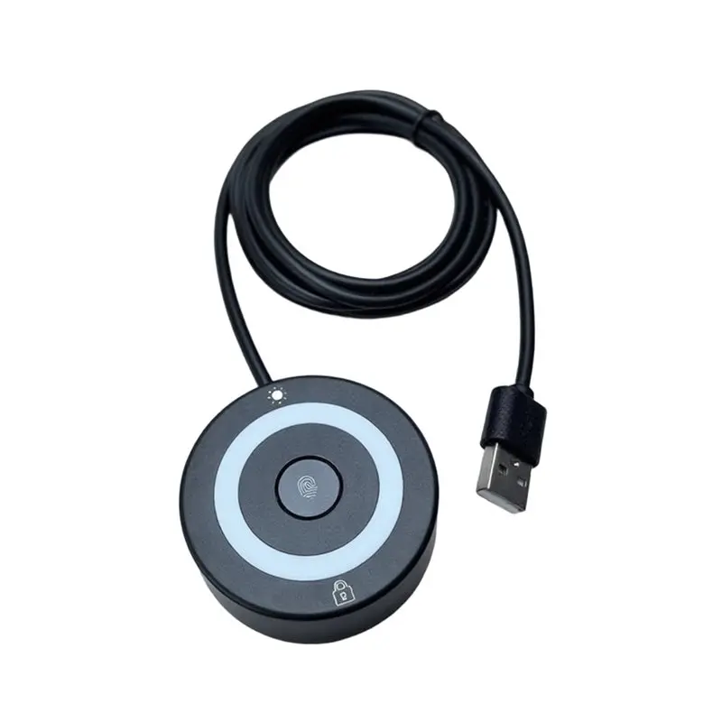 LXYB18B USB Fingerprint Login Reader For Windows Hello Fingerprint Unlocking Lock Screen Win10/11 Computer
