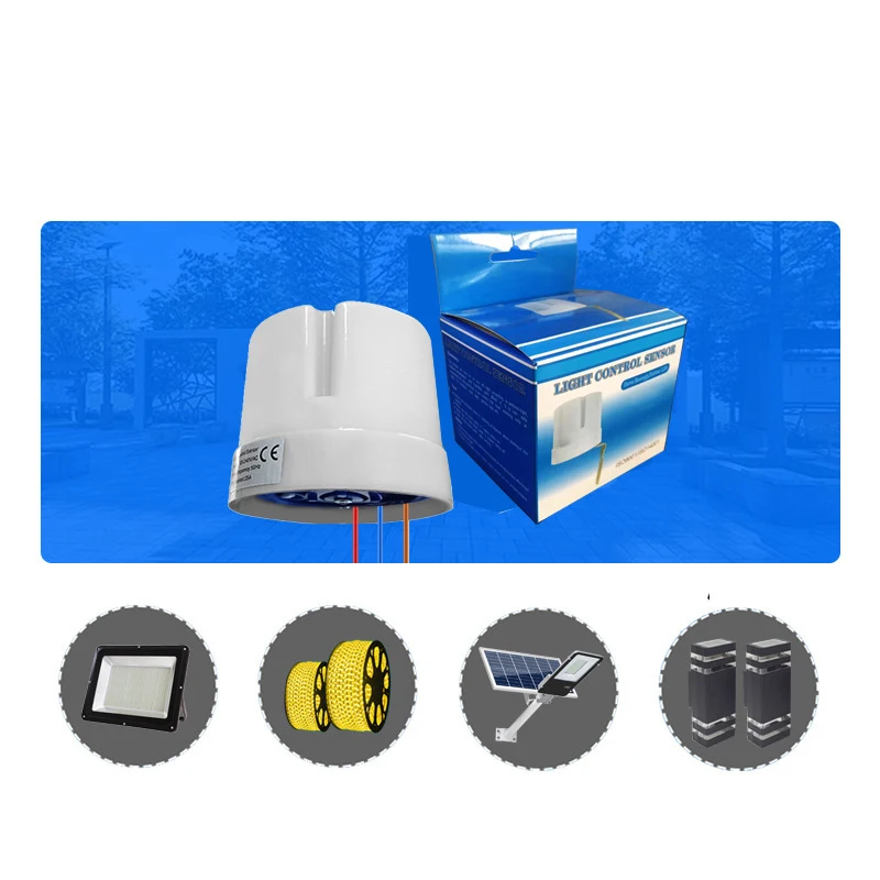 1PCS Automatic On Off Photocell Street Lamp Light Switch Controller AC 110V 220V Photo Control Photoswitch Sensor Adjustable